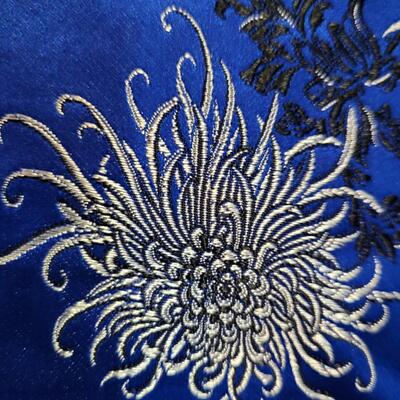 Oriental silk fabric