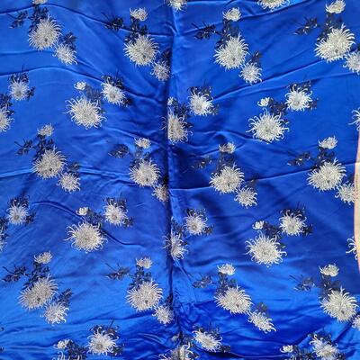 Oriental silk fabric