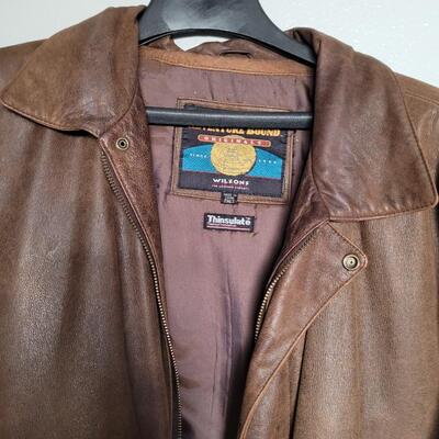 Thinsulate leather hotsell jacket