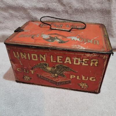 Antique tobacco tin