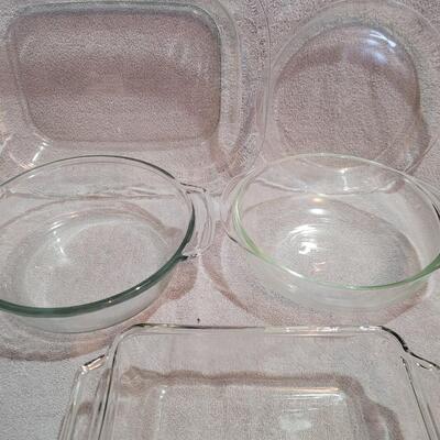 Glass casseroles 