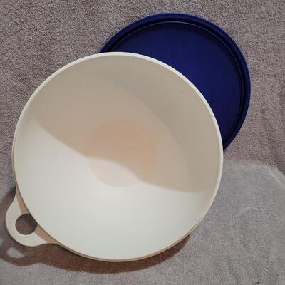 12" plastic bowl w/lid