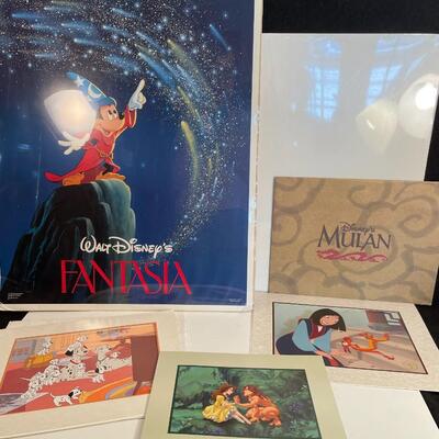 Lot 46  Walt Disney Fantasia Poster and Special Edition Lithographs