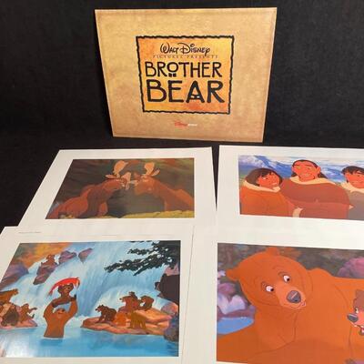 Lot 47  Disney Lithographs 3 Sets: Brother Bear, Cars, & Lady and The Tramp