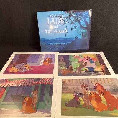 Lot 47  Disney Lithographs 3 Sets: Brother Bear, Cars, & Lady and The Tramp