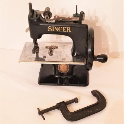Lot #64  Antique Miniature/Toy Singer Sewing Machine