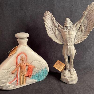 Lot 51  Pair of Ceramic Pieces from Mount St. Helens