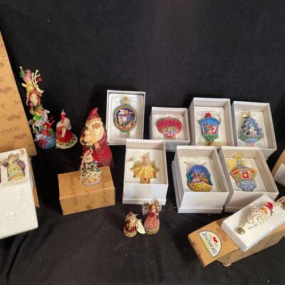 Lot 56  Jim Shore Christmas Figurines and Ornaments