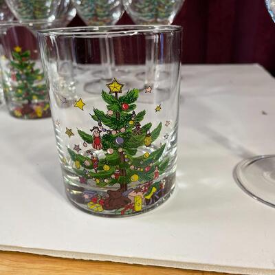 Lot 67  Christmas Nikko China Set and Glassware
