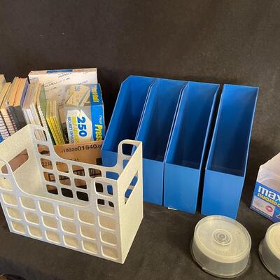 Lot 72  Office Supplies: Organizers, Spiral Notebooks, Envelopes, Mini Legal Pads, etc