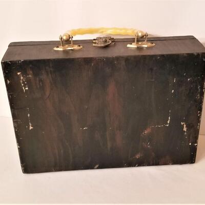 Lot #77  Vintage Hand Painted Box Purse
