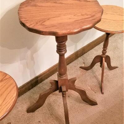 Lot #78  Three Contemporary Fern/Plant Stands