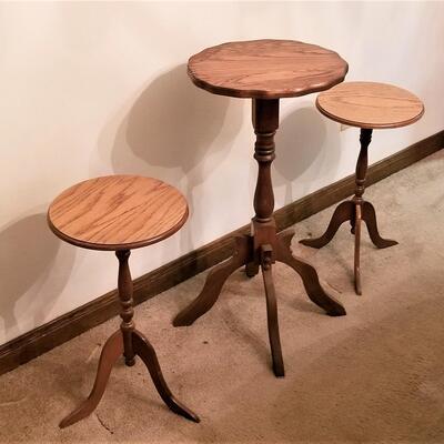 Lot #78  Three Contemporary Fern/Plant Stands