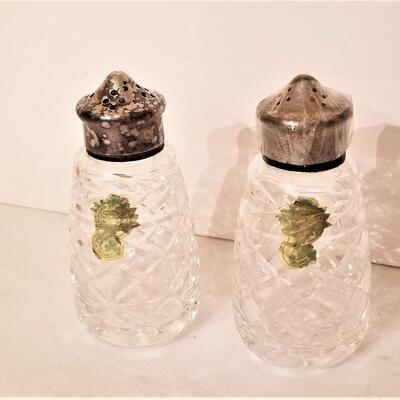 Lot #81  Pair of Waterford Crystal Salt/Pepper Shakers