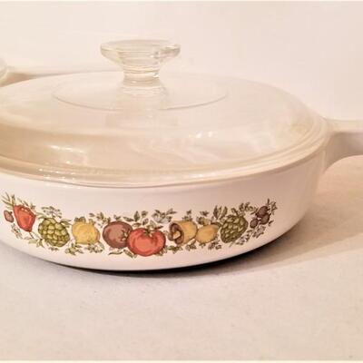Lot #84  Two Corning Ware Spice of Life Range Topper Skillets
