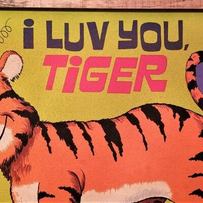 Lot #87  Vintage LSU Tiger Print