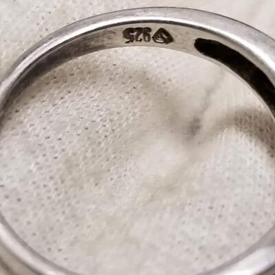 3 sterling silver rings