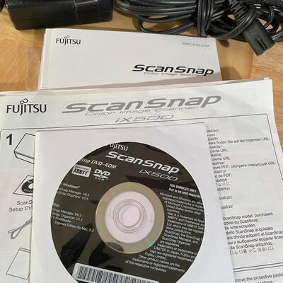 Lot 163  Fujitsu ScanSnap iX500 Color Image Scanner