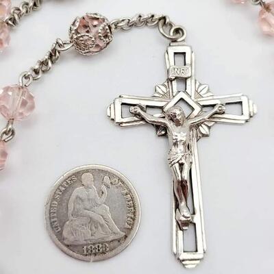 Sterling silver rosary 39.2 g