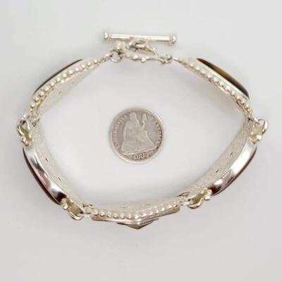 Sterling silver bracelet  24 .2 g
