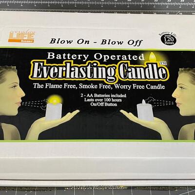 #117 Battery Operated Candles New 24 Count