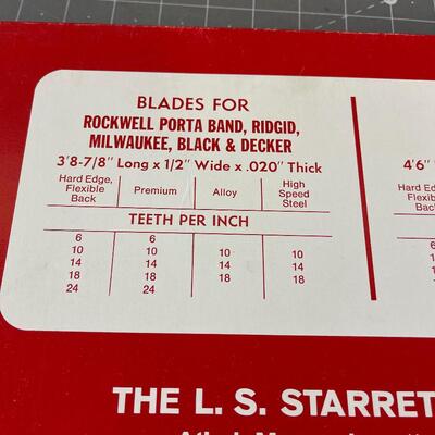 #137 Band Saw Blade (2) New in the Box 