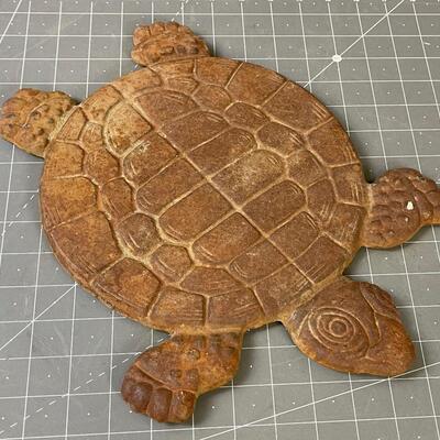 Cast Iron Stepping Stone of Turtle 