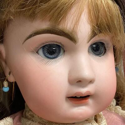 Antique Vintage Victorian Styled Bisque Composite Doll Tete Jumeau Stamped