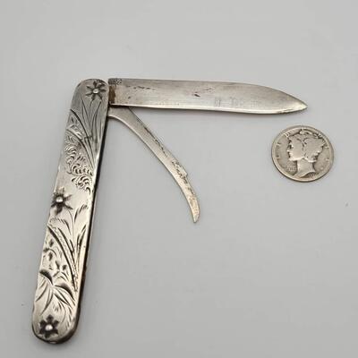 Vintage Sterling silver pocket knife