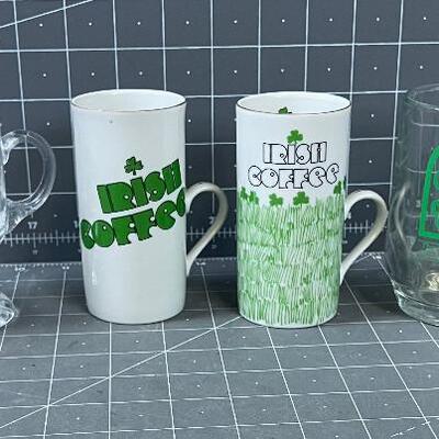 6 Irish Coffee Mugs 