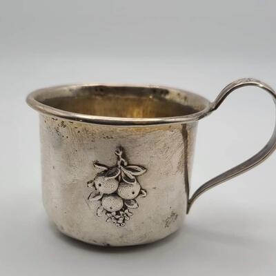Antique sterling silver cup 44 g