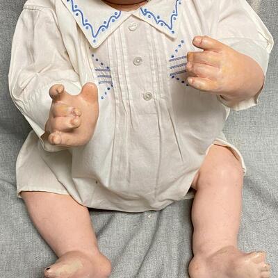 Antique Bisque & Composite Boy Baby Doll