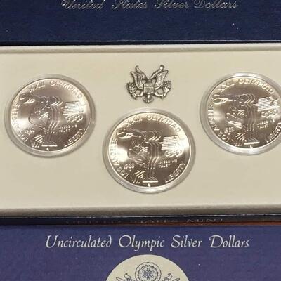 Olympic Silver Dollar set