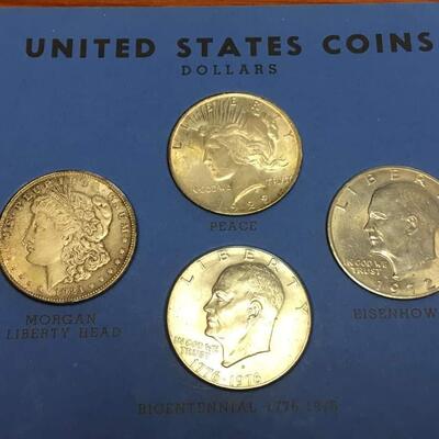 20th century type coin book Reserve set