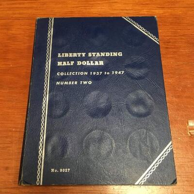 Walking liberty half dollar  book   1937 to 47 missing 2. Reserve set
