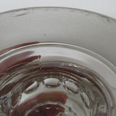 Vintage Tall Glass Apocathary Jar Original Ground Stopper