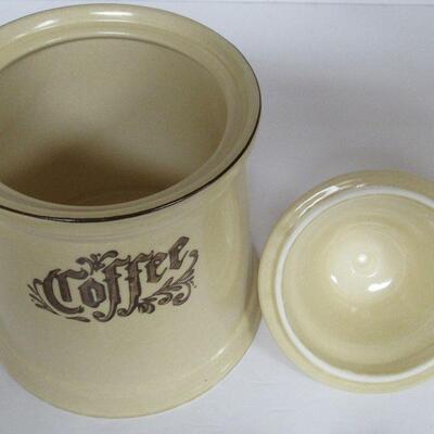 Pfaltzgraff Village Coffee Canister and Cover