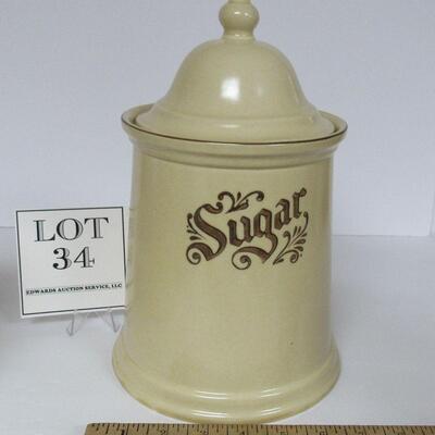 Pfaltzgraff Village Sugar Canister and Cover