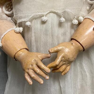 Antique Vintage SFBJ Paris France Sleepy Eye Bisque & Composite Doll