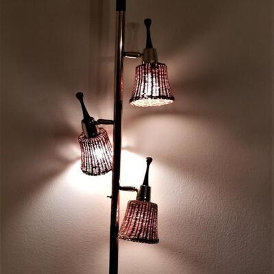 Lot #95  Cool Mid Century Modern Tension Lamp - working condition