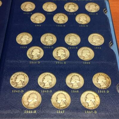 Washington  quarter book 1932  to 1964  missing 3 .Reserve set