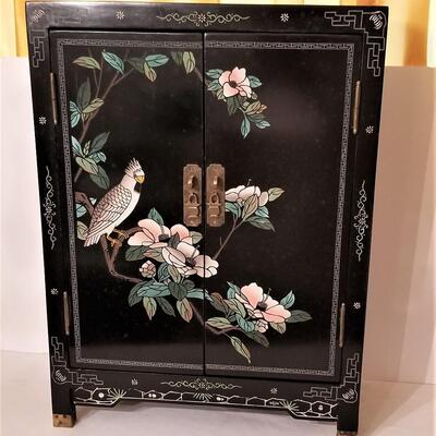 Lot #97  Contemporary, Decorative Cabinet with Asian Styling