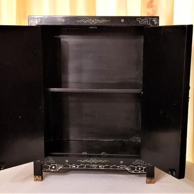 Lot #97  Contemporary, Decorative Cabinet with Asian Styling