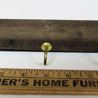 Copper On Wood Wall Key Holder, Read Description