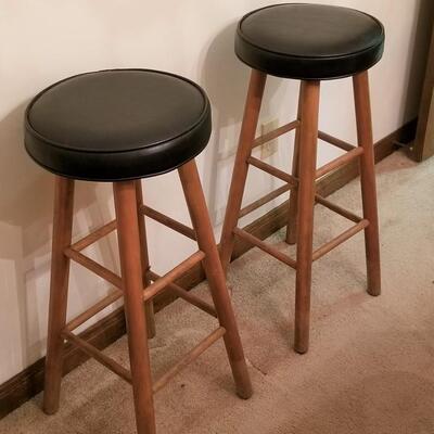 Lot #99 Pair of Vintage Bar Stools