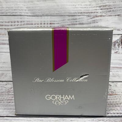 Gorham Star Blossom Collection Full Lead Crystal Bowl Votive Holder