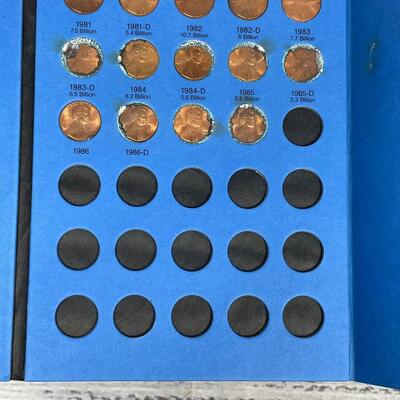 Lincoln Memorial Penny Collection 1959-1986