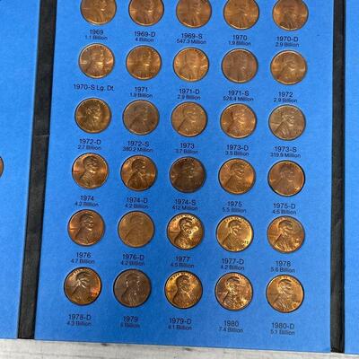 Lincoln Memorial Penny Collection 1959-1986
