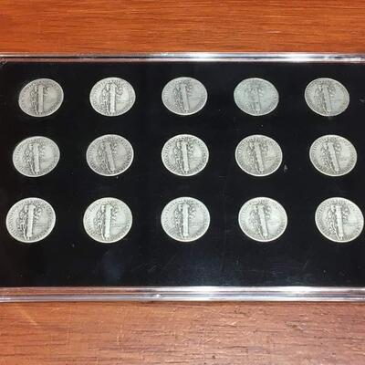 US mercury dime collection