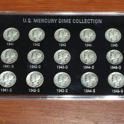 US mercury dime collection